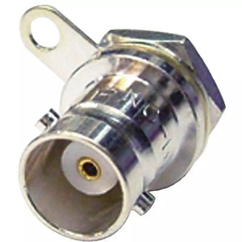 TAJIMI ELECTRONICS BNC Connector Jack 0 to 4 GHz Operating Frequency 50 Ω Impedance Yes Bulkhead, BNC123-BR4