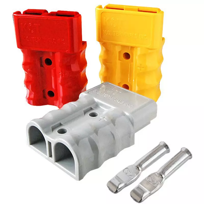 Japan Connect Industry Battery Connector 4 Applicable Wire Range Awg 600 V Rated Voltage 125 A Rated Current, BMC2M-22-y (Pack of 2 Set)