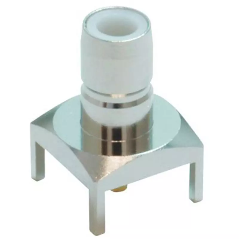 Yuetsu Seiki SMB Connector 0-4 GHz Operating Frequency 50 Ω Impedance Gold Contact Plating, 080-0040