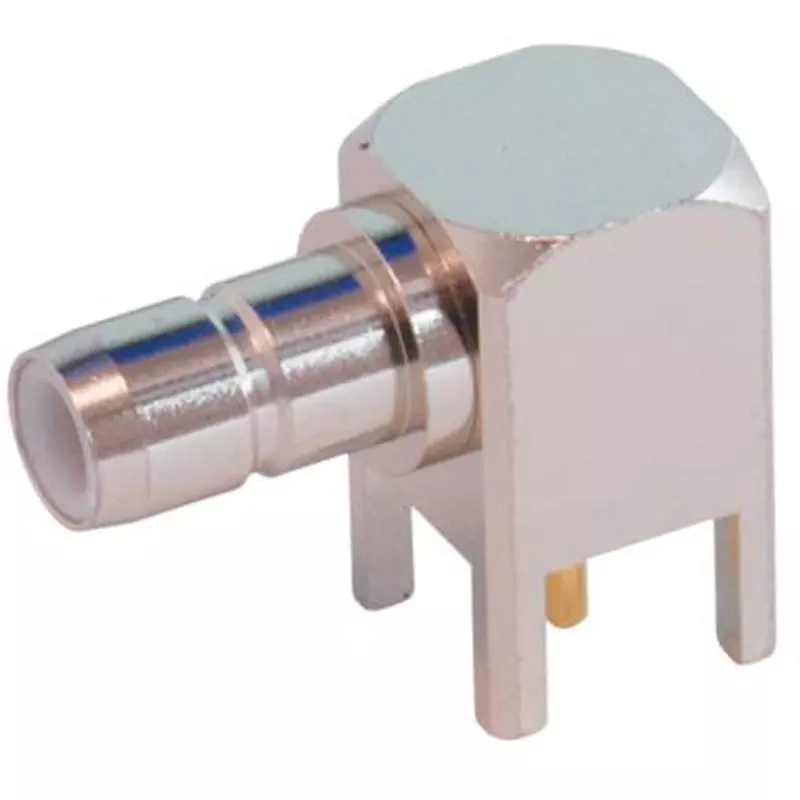 Yuetsu Seiki SMB Connector 0-4 GHz Operating Frequency 50 Ω Impedance Gold Contact Plating, 080-0050