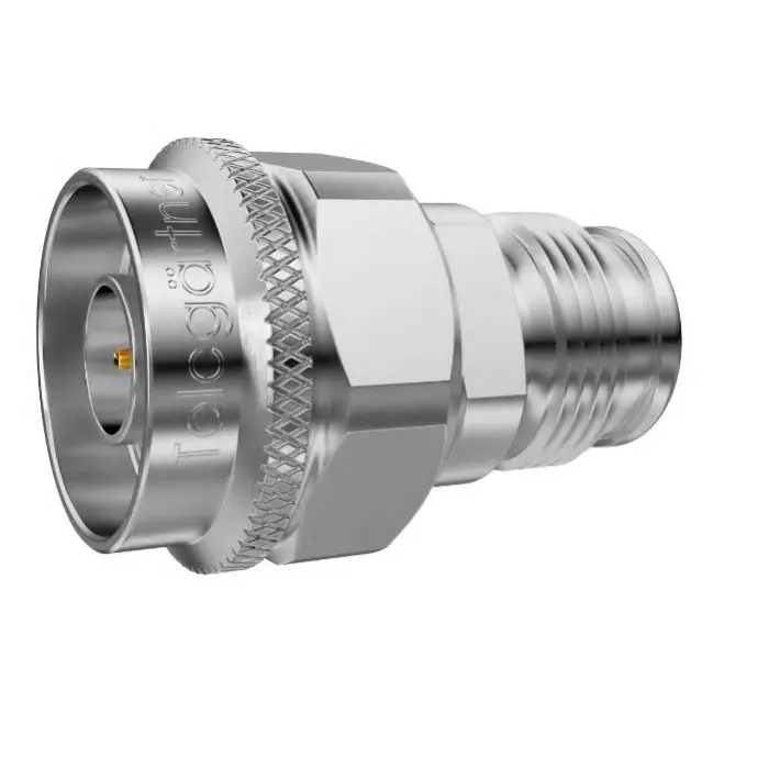 Telegartner Straight 50 Ω Coaxial Adapter N Plug to 2.2-5 Socket 0 to 6 GHz, J01027A0034