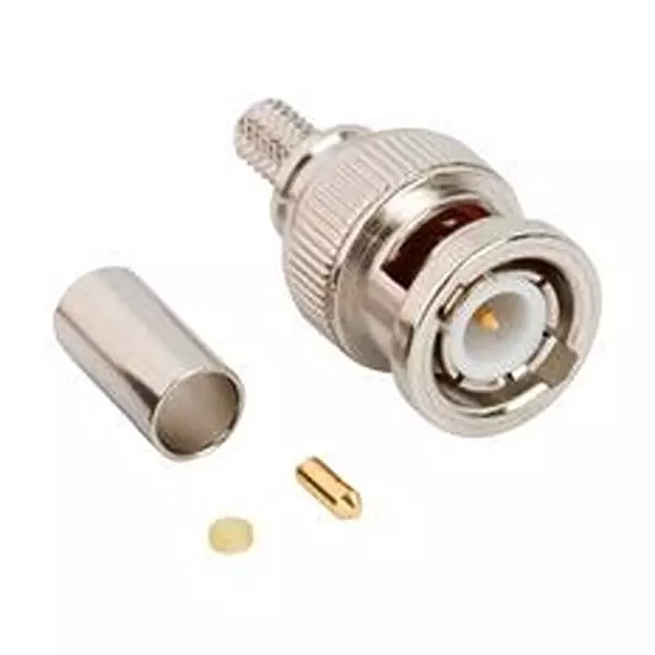 AMPHENOL RF RF Coaxial Connector, BNC PLUG, 50 OHM, CABLE, 031-6996