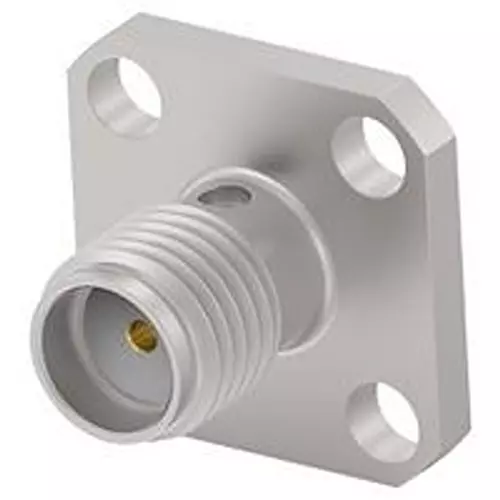 TE CONNECTIVITY RF Coaxial Connector, SMA FLANGED JACK, 50 OHM, 2492483-1