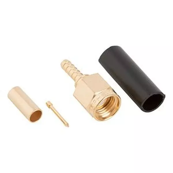 AMPHENOL RF RF Coaxial Connector, SMA PLUG, 50 OHM, CABLE, 901-10751