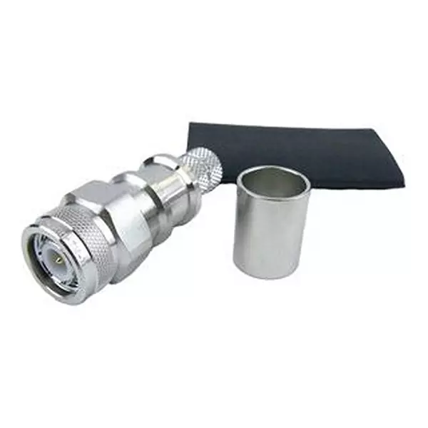 FAIRVIEW MICROWAVE RF Coaxial Connector, TNC PLUG, 50 OHM, 6GHZ, EZ-400-TM-X