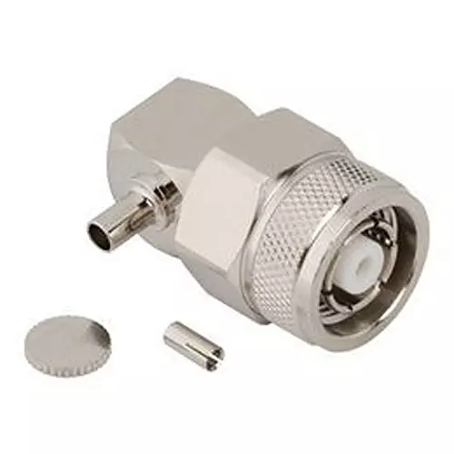 AMPHENOL RF RF Coaxial Connector, TNC RP, R/A PLUG, 50 OHM, 031-6984.