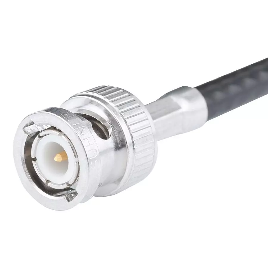 HUBER+SUHNER Rf Coaxial, Bnc Plug, 50 Ohm, Cable, 11_BNC-50-3-87/133_NE