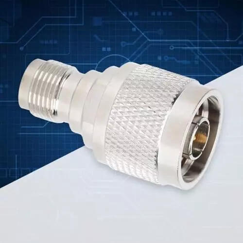 netboon-straight-coaxial-connector-n-male-to-tnc-female-nickel-plated-brass-50-ohm-for-rf-communication-n-m-tnc-f-adp-5p-pack-of-5