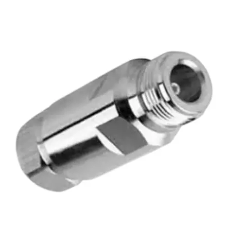 NBR N Type Female Straight Connector 75 Ohm Impedance 0.5 inch (12.7 mm), RC041