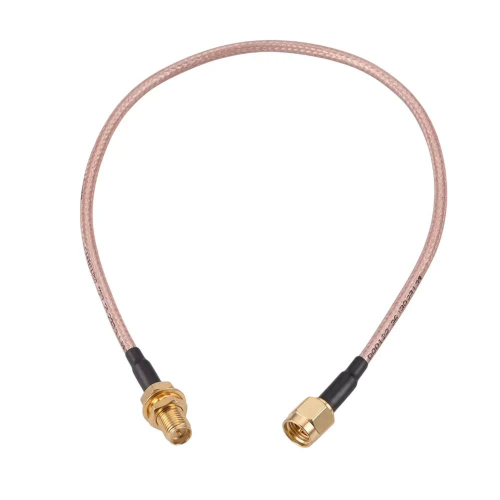 NBR RF Coaxial Antenna Extension Cable SMA Male to SMA Female 50 cm Cable Length 50 Ohm Impedance, CA0274
