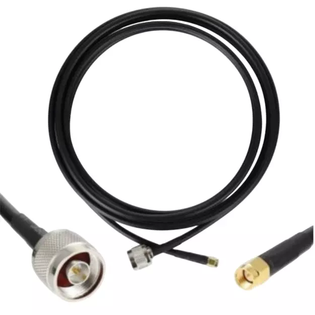 NBR RF Coaxial Jumper Cable 1.5 m Cable Length 50 Ohm Impedance Coaxial, CA0421