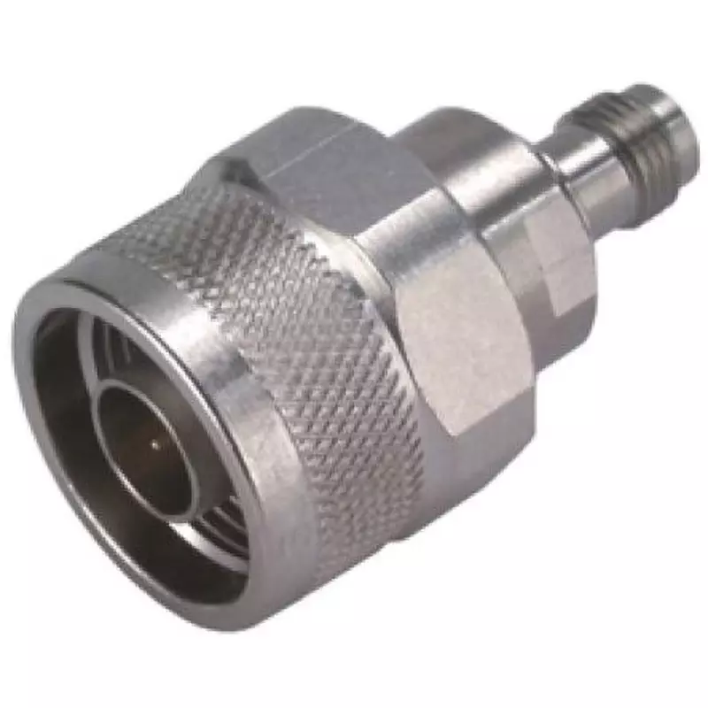 HUBER+SUHNER Coaxial Conversion Adapter 0-18 GHz Operating Frequency 50 Ω Impedance Gold Contact, 33_N-PC24-50-1/199_UE