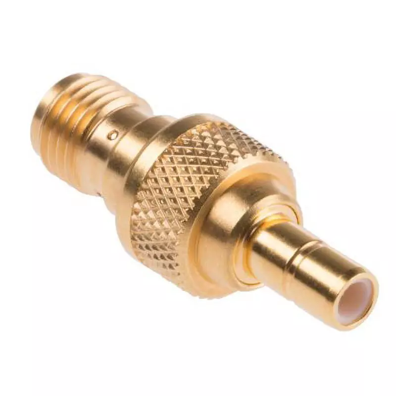 HUBER+SUHNER Coaxial Conversion Adapter 0-4 GHz Operating Frequency 50 Ω Impedance Gold Contact, 31_SMA-SMB-50-1/111_UE