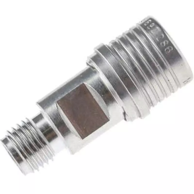 HUBER+SUHNER Coaxial Conversion Adapter 0-6 GHz Operating Frequency 50 Ω Impedance White copper, 33_QMA-SMA-50-1/133_NE