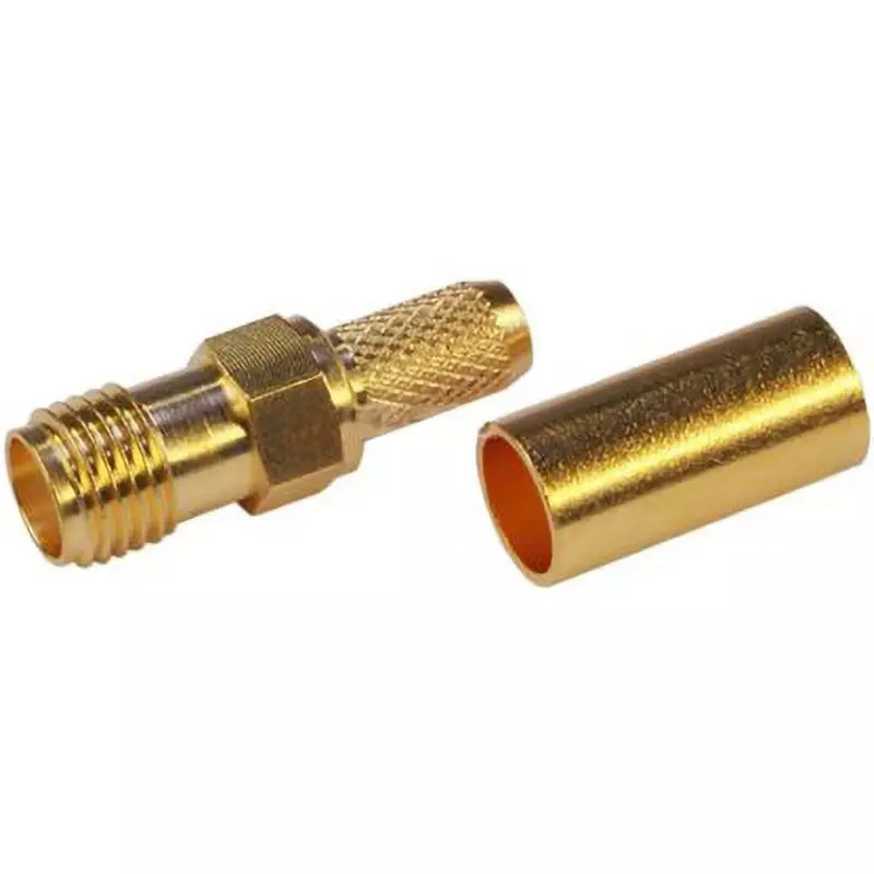 Telegartner Coaxial Connector 0 to 6 GHz Operating Frequency 50 Ω Impedance Gold Body Plating, J01151R0021
