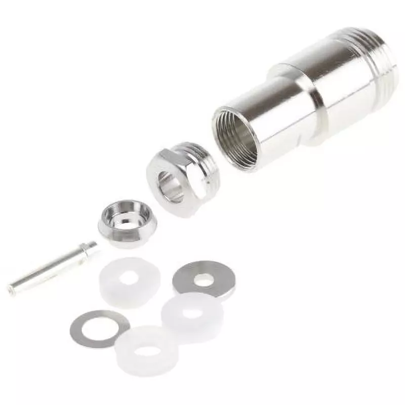 Telegartner N-Type Connector 0 to 11 GHz Operating Frequency 50 Impedance Silver alloy Contact Plating, J01021H0021