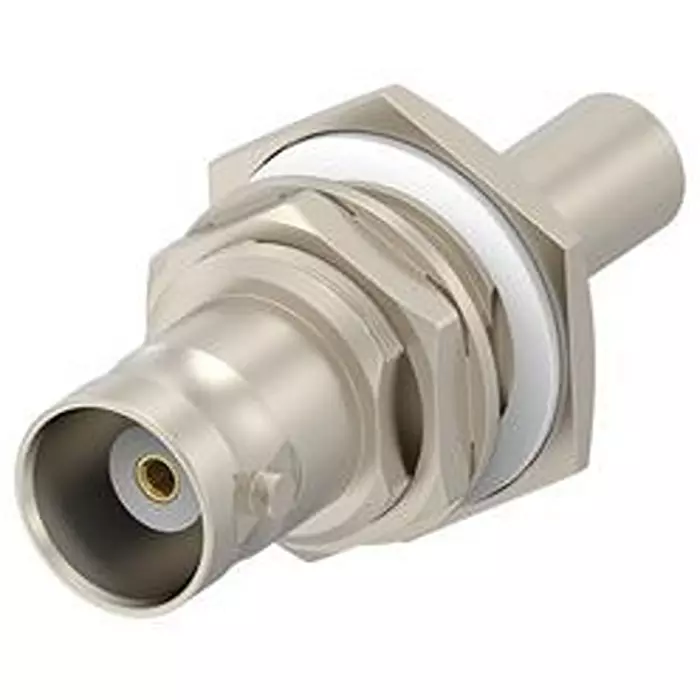 TE CONNECTIVITY RF Coaxial Connector, BNC BLKHD JACK, 50 OHM, 2486505-1