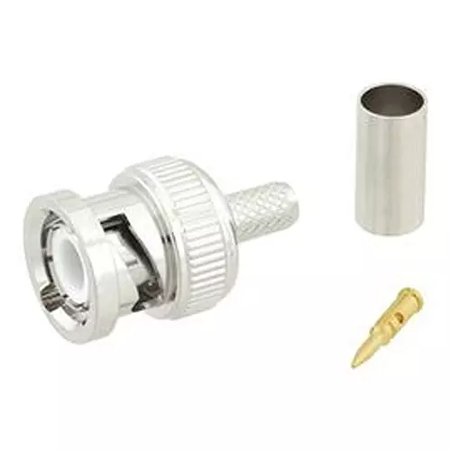 FAIRVIEW MICROWAVE RF Coaxial Connector, BNC PLUG, 50 OHM, 4GHZ, SC6023