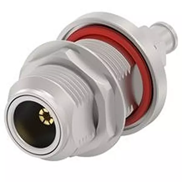 TE CONNECTIVITY RF Coaxial Connector, N BLKHD JACK, 50 OHM, CBL, 2486510-1
