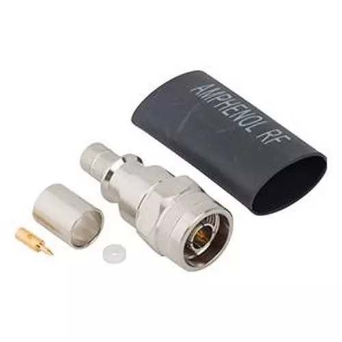 AMPHENOL RF RF Coaxial Connector, N PLUG, 6GHZ, 50 OHM, 082-6818-EE.