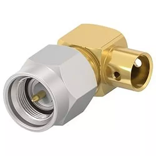 TE CONNECTIVITY RF Coaxial Connector, R/A, SMA PLUG, 50 OHM, 2486504-1