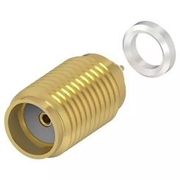 TE CONNECTIVITY RF Coaxial Connector, SMA, JACK, 50 OHM, PANEL, 2476193-1.