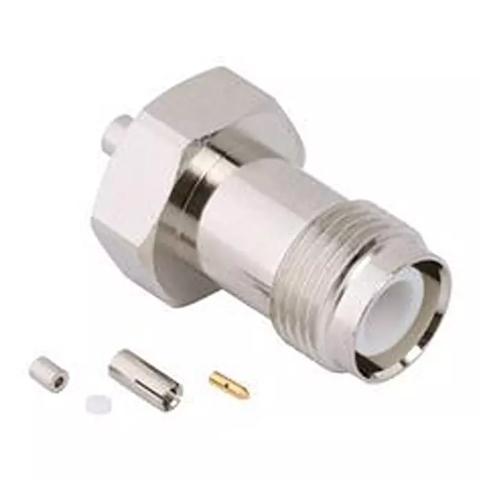 AMPHENOL RF RF Coaxial Connector, TNC RP, JACK, 50 OHM/CABLE, 031-6987.