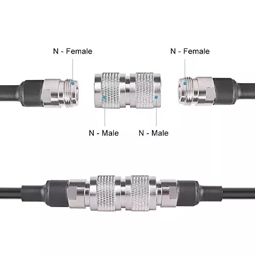 netboon-straight-coaxial-connector-n-male-to-n-male-nickel-plated-brass-50-ohm-for-rf-communication-n-m-n-m-adp-1p