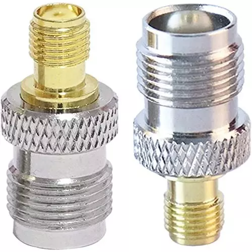 netboon-straight-coaxial-connector-tnc-female-to-sma-female-nickel-plated-brass-50-ohm-for-rf-communication-tnc-f-sma-f-adp-3p-pack-of-3