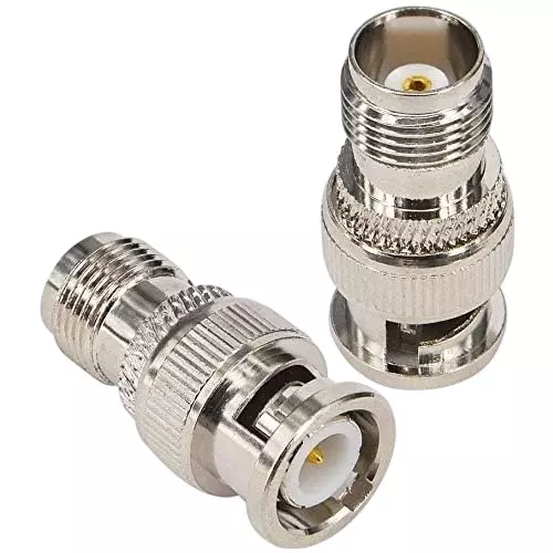 NBR RF Coaxial Adapter 50 Ohms 1 Amp Current Rating Metallic