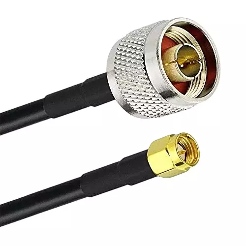 NBR RF Coaxial Cable 2 m Cable Length 50 Ohms RG58 Low Loss Coaxial, CA0105