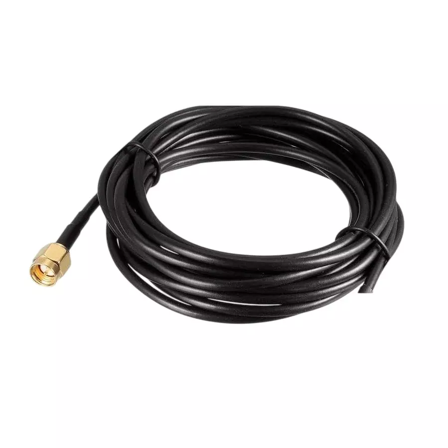 NBR RF Coaxial Jumper Cable SMA Male to Bare End (Open Cable) 3 m Cable Length 50 Ohm Impedance, CA0157