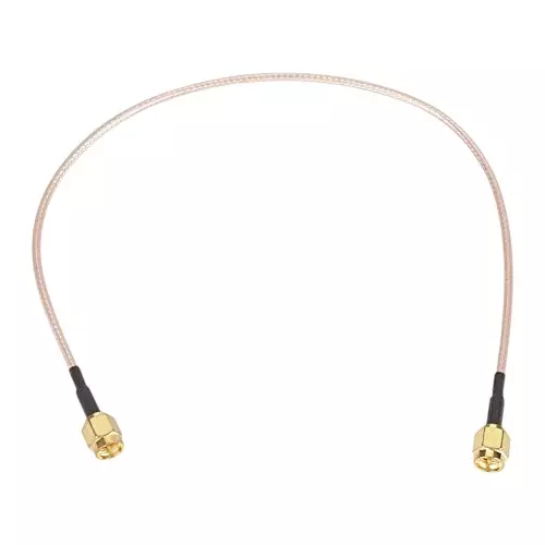 NBR RF Coaxial Jumper Cable SMA Male to SMA Male 2 ft (60 cm) Cable Length 50 Ohm Impedance, CA0663