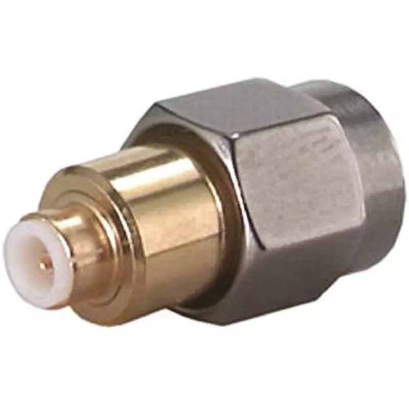 HUBER+SUHNER Coaxial Conversion Adapter 6 GHz Operating Frequency 50 Ω Impedance (A) male, (B), 32_MMBX-SMA-50-1/119_NE