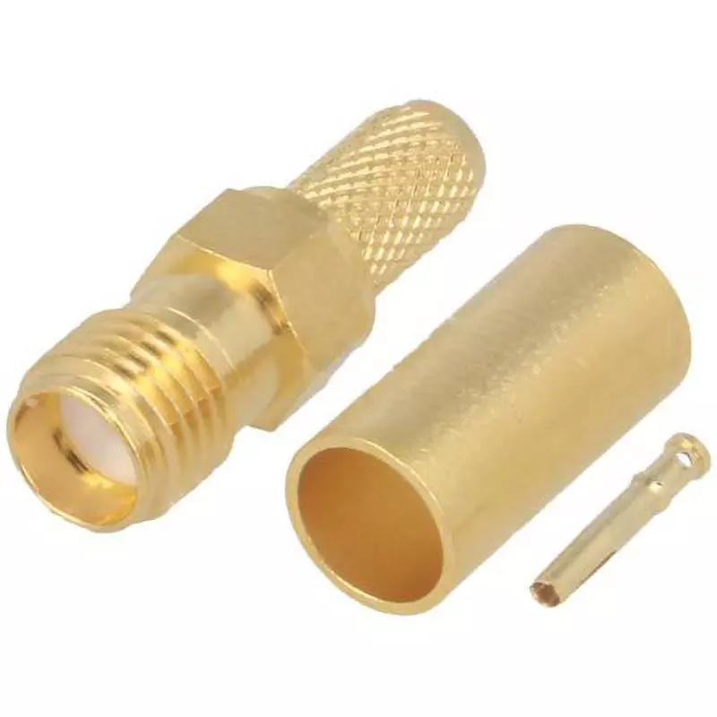 Telegartner Coaxial Connector 0-18 GHz Operating Frequency 50 Ω Impedance Gold Body Plating, J01151A0491