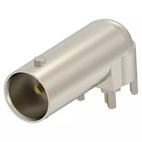 TE CONNECTIVITY RF Coaxial Connector, BNC, R/A JACK, 75 OHM, PCB, 2466268-1.