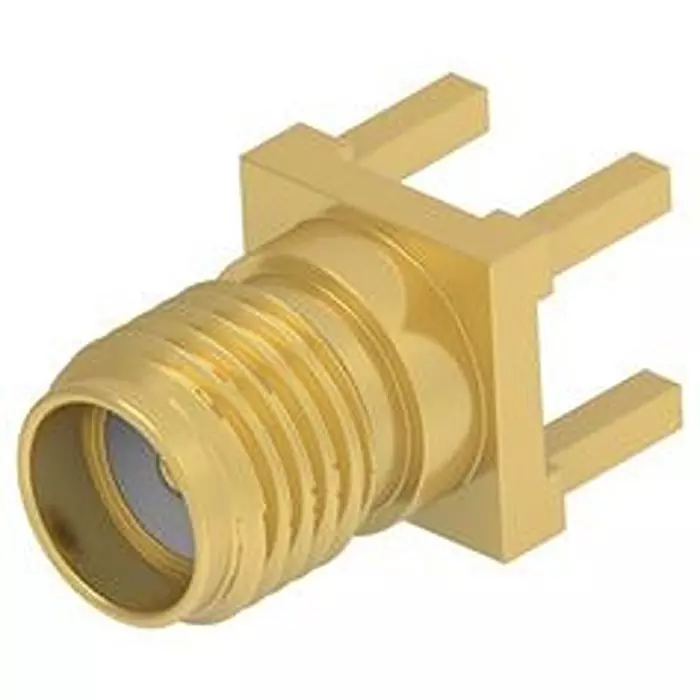 TE CONNECTIVITY RF Coaxial Connector, SMA JACK, 50 OHM, PCB, 2484780-1