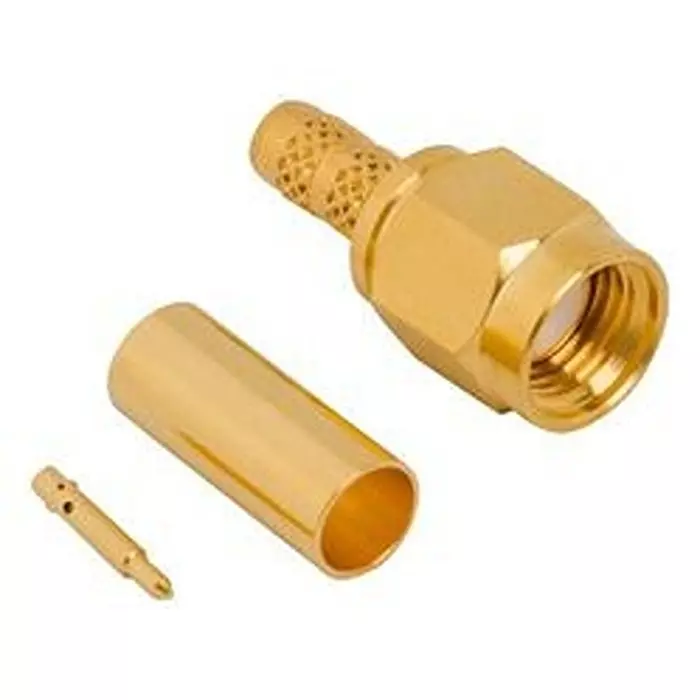 AMPHENOL RF RF Coaxial Connector, SMA PLUG, 12.4GHZ, 50 OHM, 132242