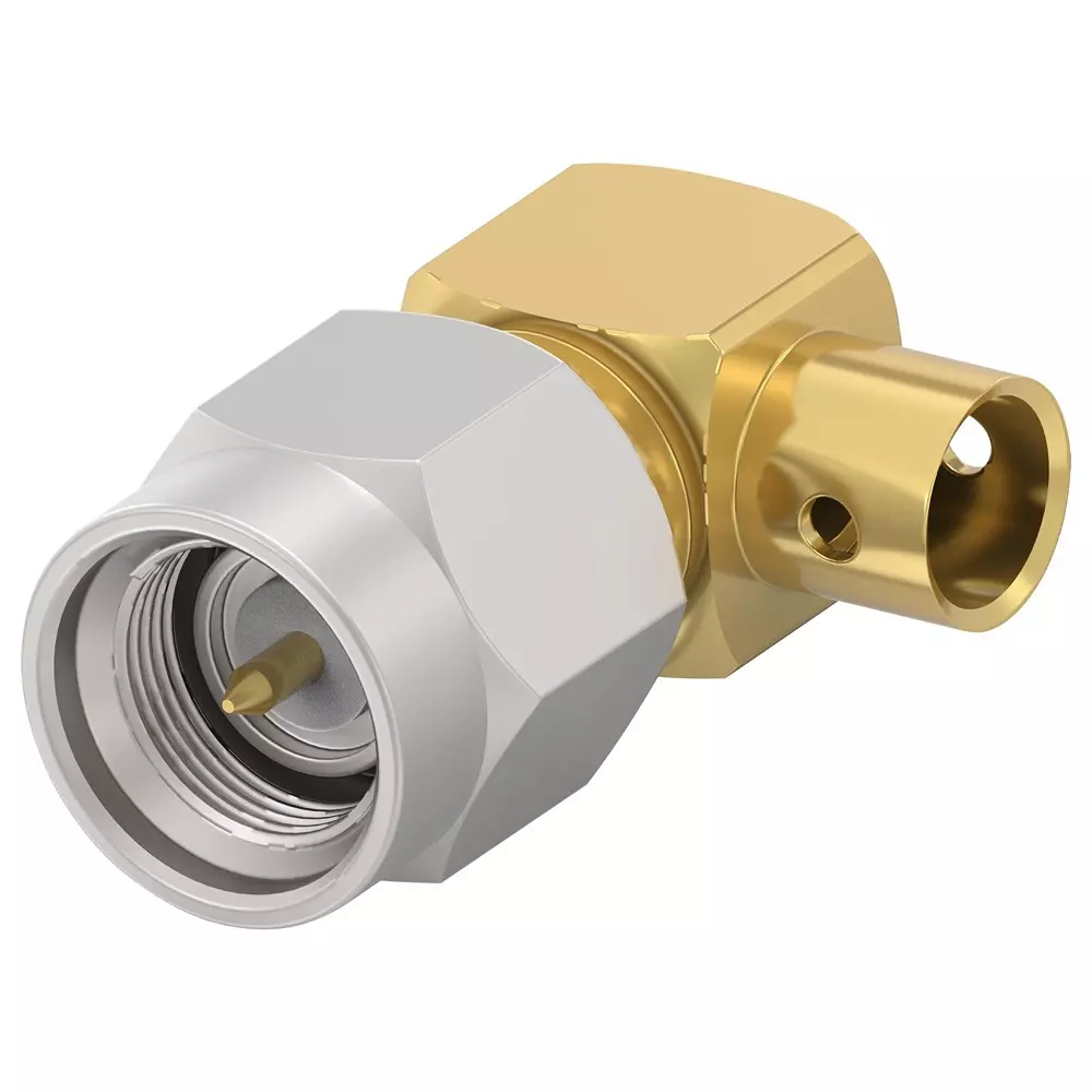 TE CONNECTIVITY RF Coaxial Connector, SMA PLUG, 50 OHM, CABLE, 2486512-1