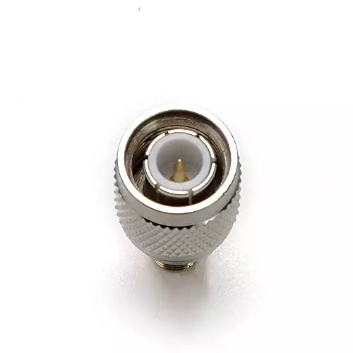 netboon-straight-coaxial-connector-tnc-male-to-sma-female-nickel-plated-brass-50-ohm-for-rf-communication-tnc-m-sma-f-adp-3p-pack-of-3
