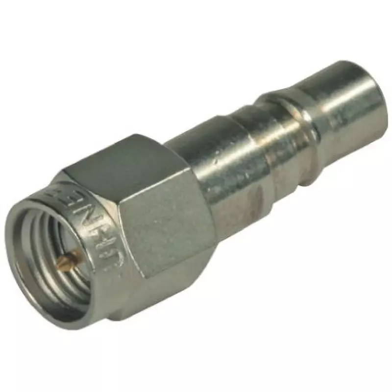 HUBER+SUHNER Coaxial Conversion Adapter 0-6 GHz Operating Frequency 50 Ω Impedance White copper, 33_SMA-QMA-50-1/133_NE