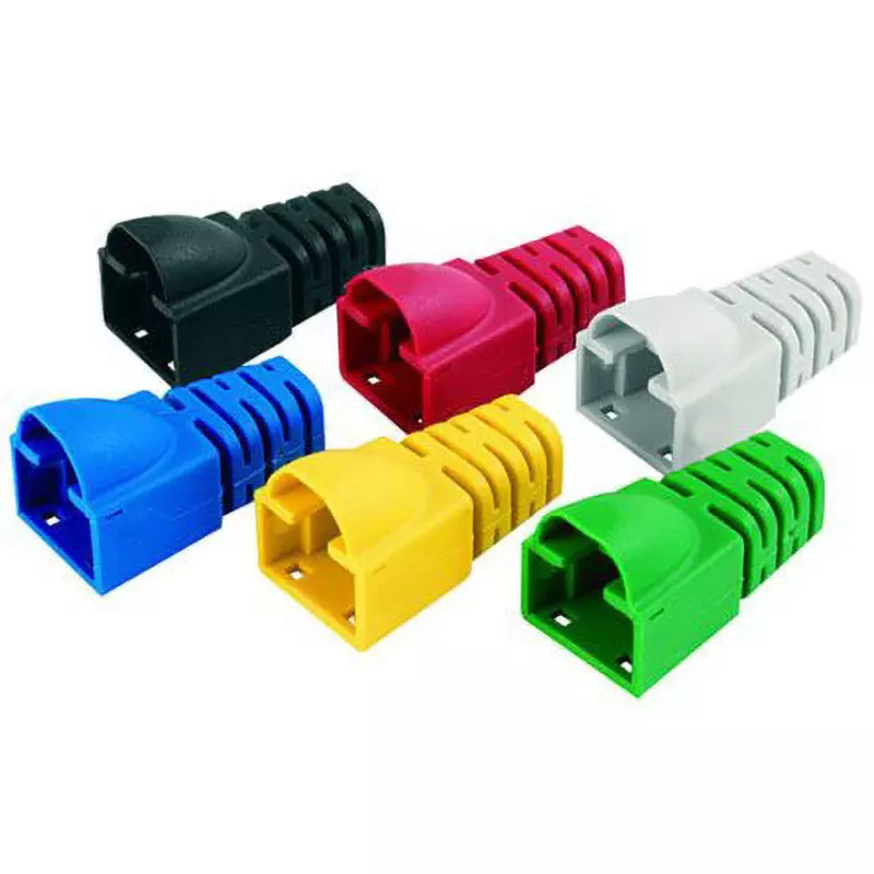 Telegartner RJ Connector Boot 13.8 mm Depth RJ45 Interface, B00080F0090 (Pack of 100)