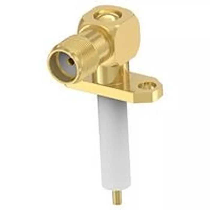 TE CONNECTIVITY RF Coaxial Connector, R/A, SMA JACK, 50 OHM, 2486509-1