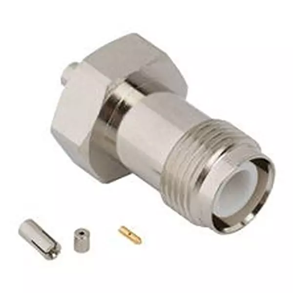 AMPHENOL RF RF Coaxial Connector, TNC RP, JACK, 50 OHM/CABLE, 031-6986.