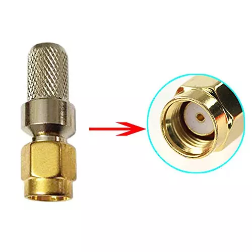 oxywave-crimp-cable-connector-sma-male-nickel-plated-brass-body-for-lmr300-coaxial-cable-smamcrimplmr300-pack-of-2