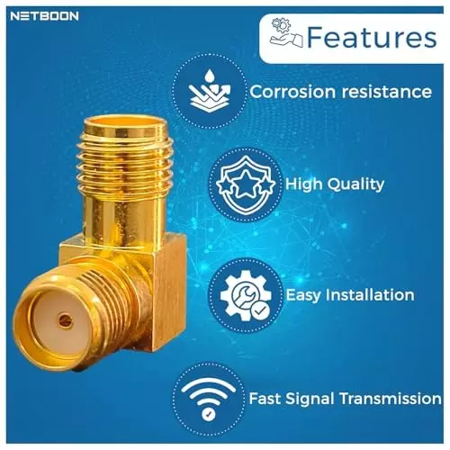netboon-right-angle-90-coaxial-connector-sma-female-to-sma-female-right-angle-nickel-plated-brass-50-ohm-for-rf-communication-sma-f-sma-f-ra-adp-1p