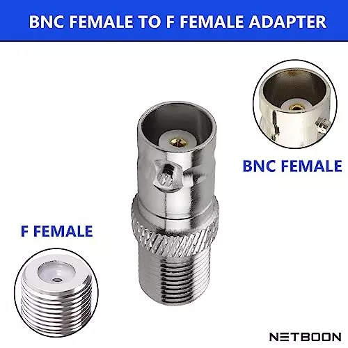 netboon-straight-coaxial-connector-bnc-female-to-f-type-female-50-ohm-nickel-plated-brass-bnc-f-f-f-adp