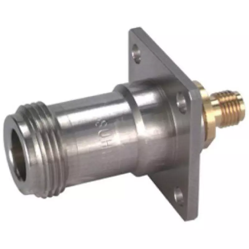 HUBER+SUHNER Coaxial Conversion Adapter 0-18 GHz Operating Frequency 50 Ω Impedance Gold on, 37_N-SMA-50-51/1--_NE