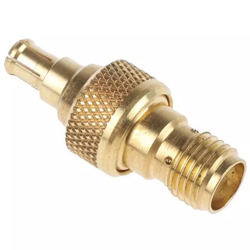 HUBER+SUHNER Coaxial Conversion Adapter 0-6 GHz Operating Frequency 50 Ω Impedance Gold Contact, 33_MCX-SMA-50-1/111_UE