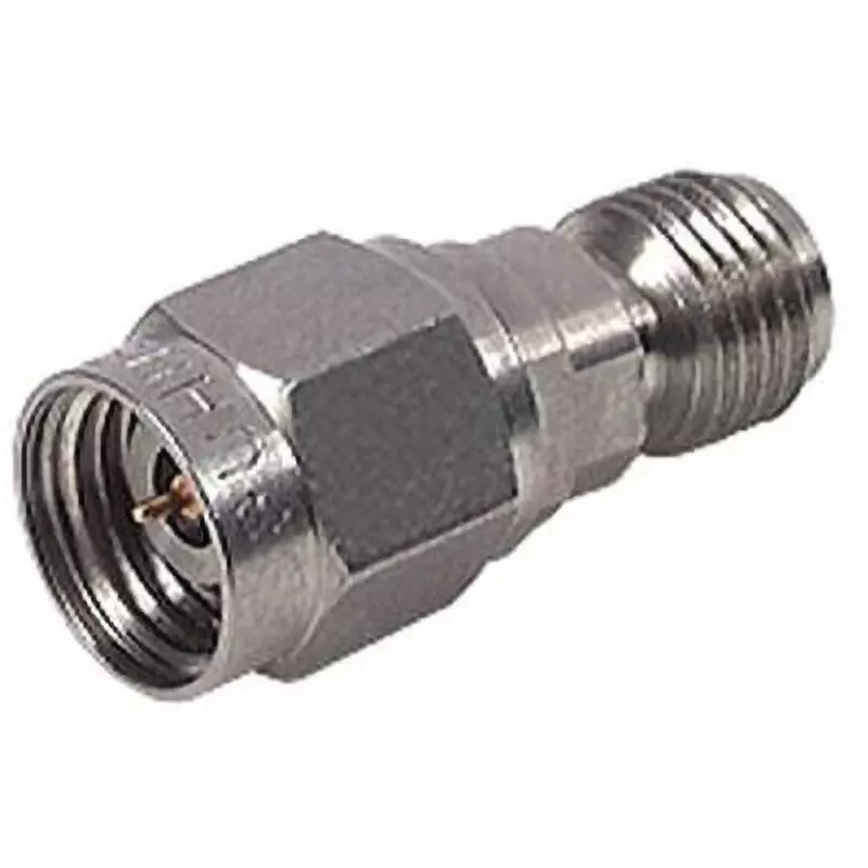 HUBER+SUHNER Coaxial Conversion Adapter 0-40 GHz Operating Frequency 50 Ω Impedance White, 33_PC24-SK-50-2/199_NE